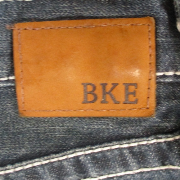 BKE Jeans Men's 37x29 Dark Wash Tyler Straight Leg 100% Cotton Denim - Picture 5 of 9